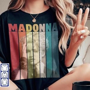 Madonna Retro Vintage T-Shirt, Madonna Shirt, Music Shirt